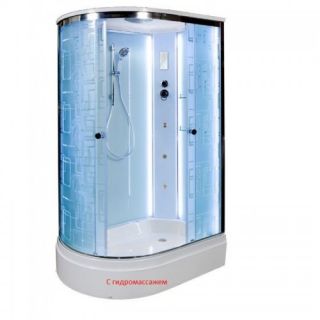 Душевая кабина Deto ЕМ2712 R LED с гм. 120х80х220 см